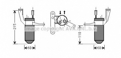 AVA QUALITY COOLING rtd428 -  Осушитель, кондиционер
